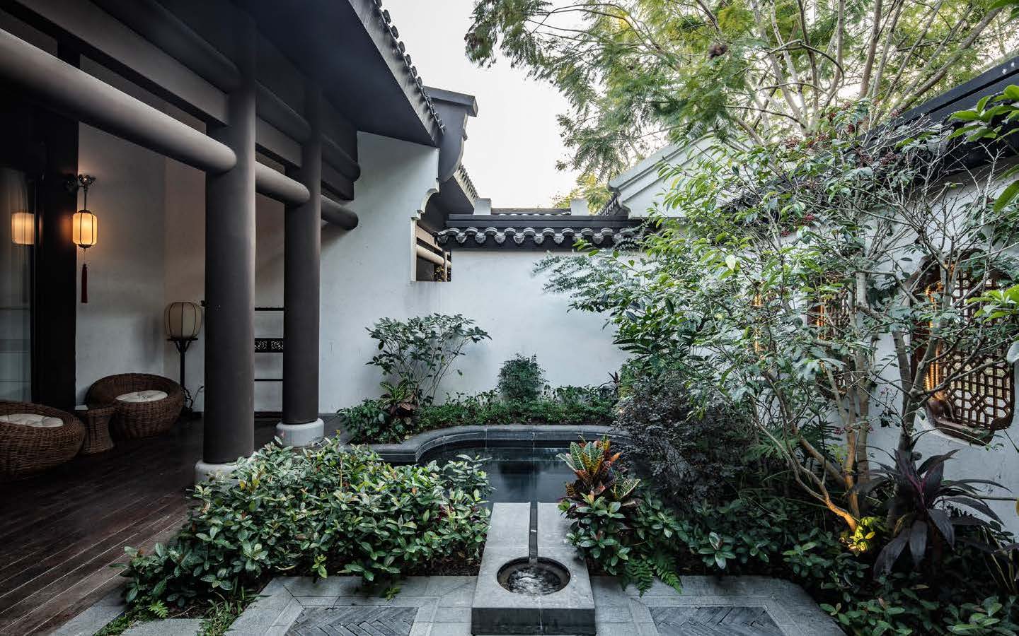 Hotel \u0026 Resort Landscape - Huizhou zhonghai tangquan resort hot, image size:1440x900