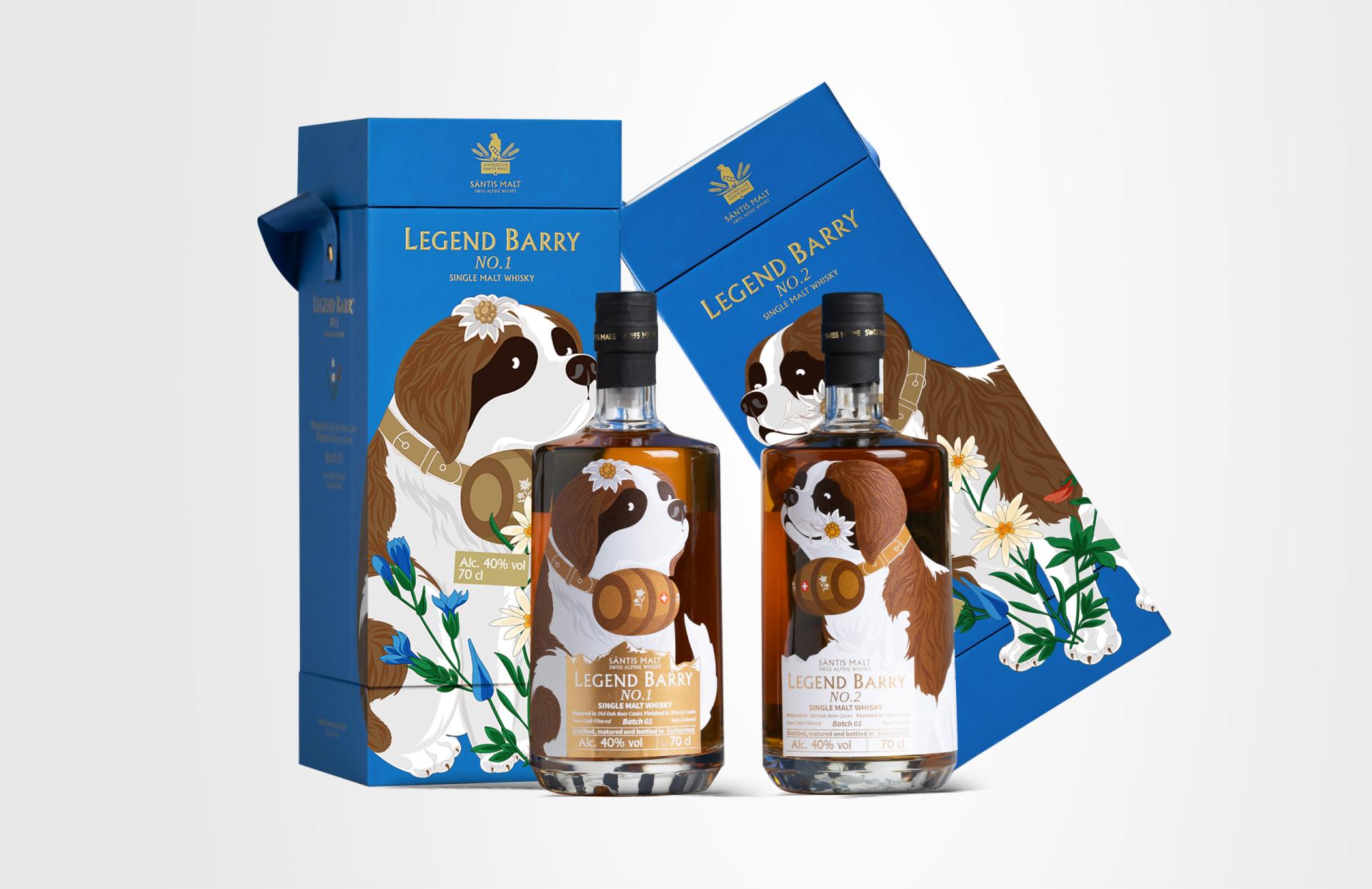 Wine, Beer & Liquor - Säntis Malt Legend Barry Single Malt Whi
