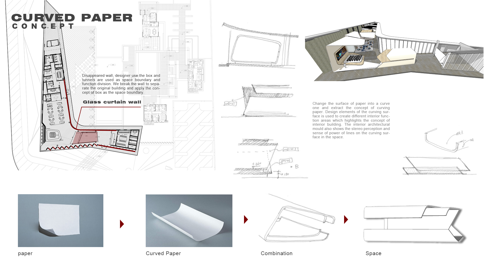 Commercial - Curved Paper